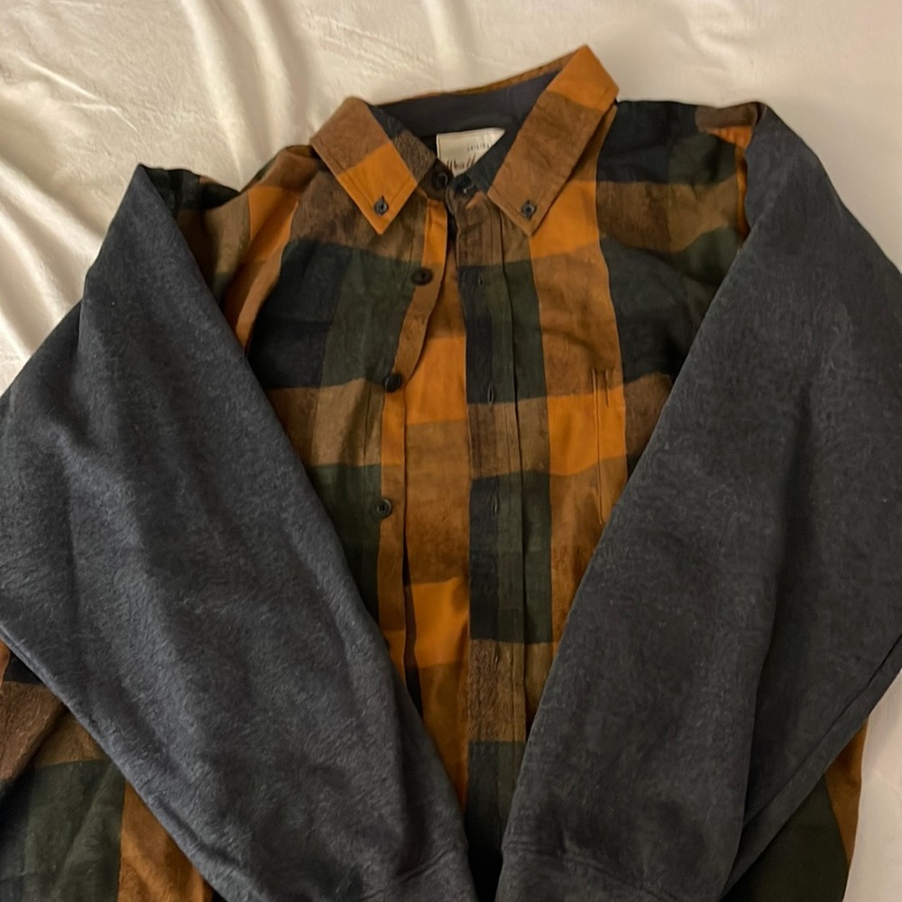 Handmade sweatshirt Flannel